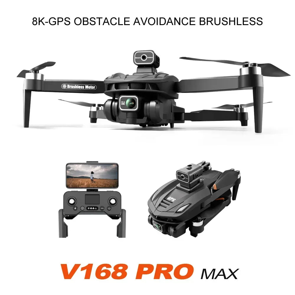 Pro Drone 8K 5G GPS Professional HD Aerial Photography Dual-Camera