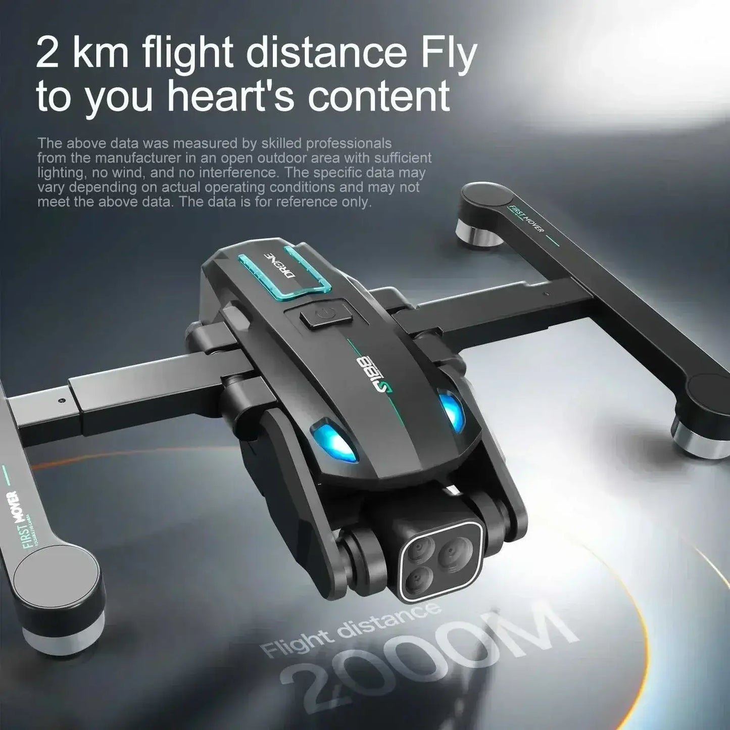 4k s188 pro drone - hd camera gps & foldable design