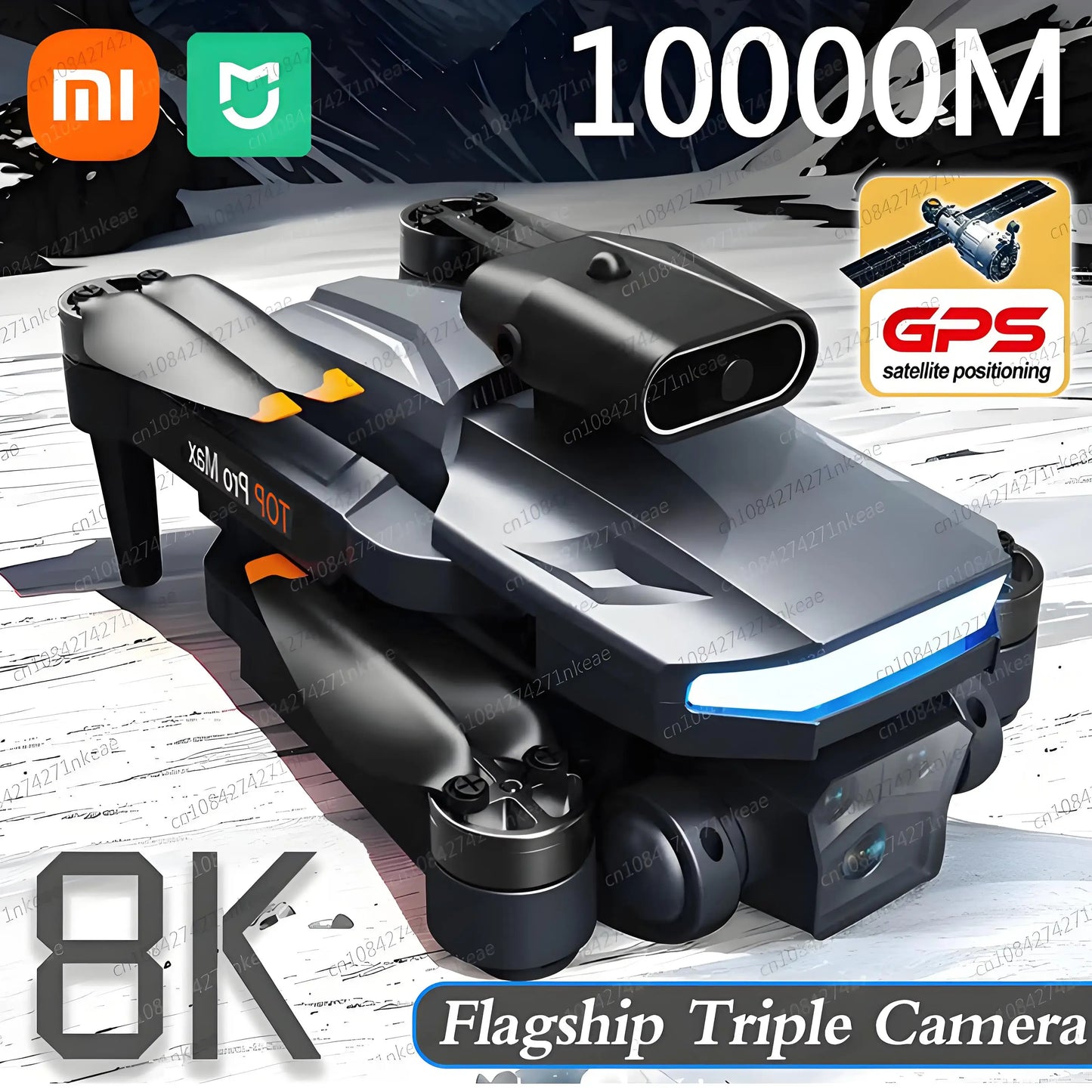 Pro Drone 8K Triple Camera