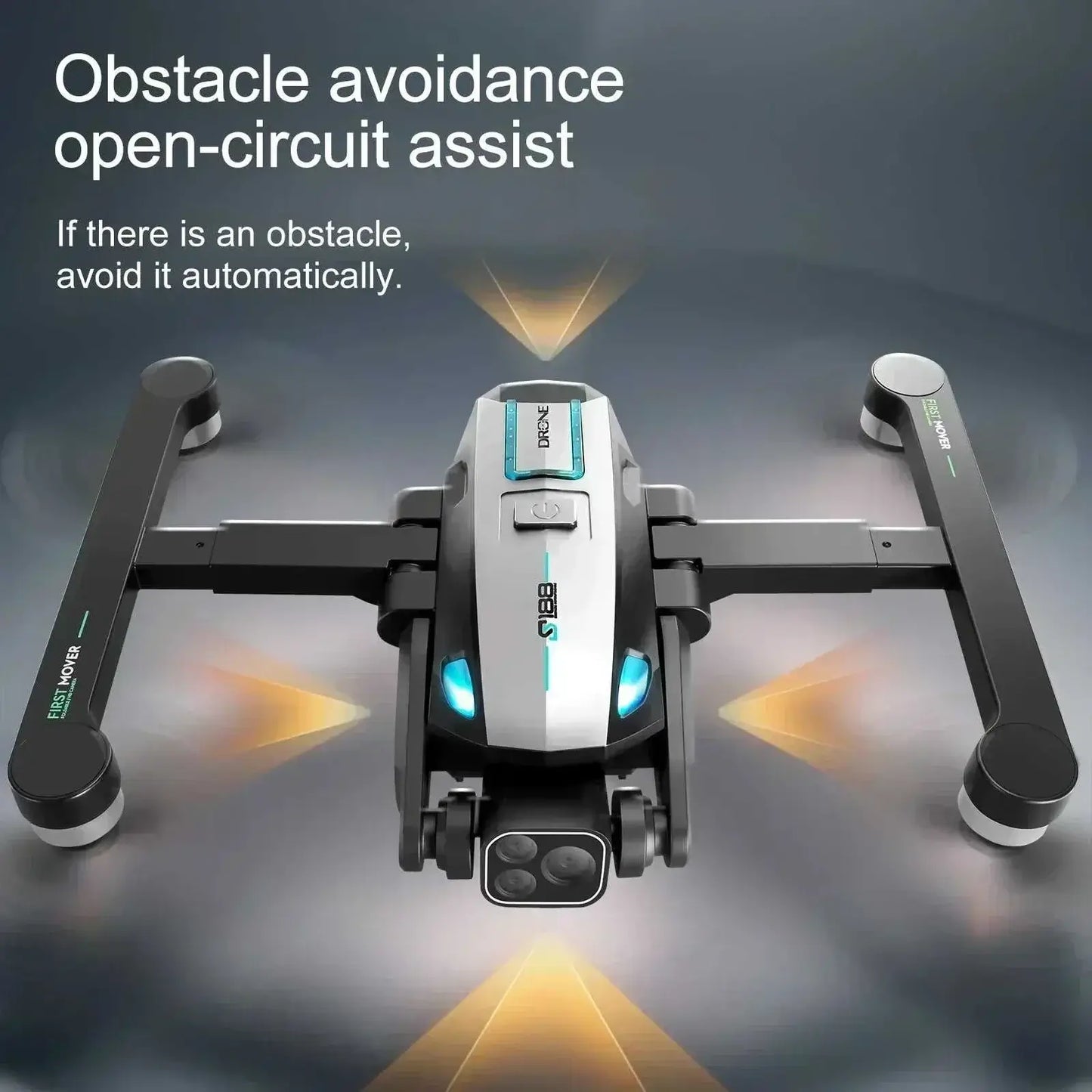 4k s188 pro drone - hd camera gps & foldable design