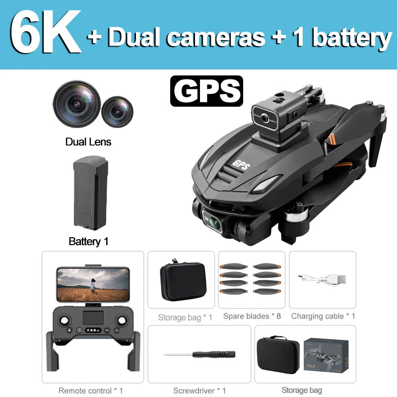 Pro Drone 8K 5G GPS Professional HD Aerial Photography Dual-Camera